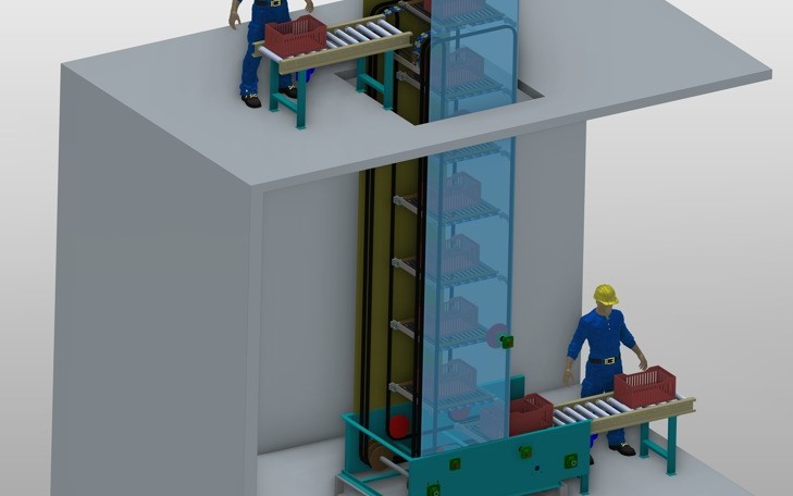 VERTICAL LIFTING CONVEYOR